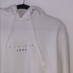 SOLD -Brandy Melville Los Angeles 1984 Hoodie